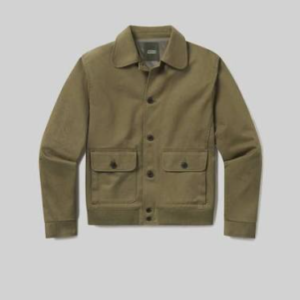 Olive Green Casual Utility Jacket