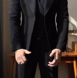 Heritage Zari Work 3-Piece Formal Suit