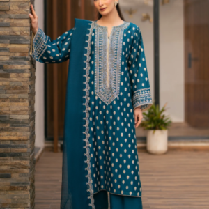 Teal Prestige Festive 3-Piece