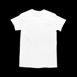 Crisp White Combed Cotton Crewneck T-Shirt